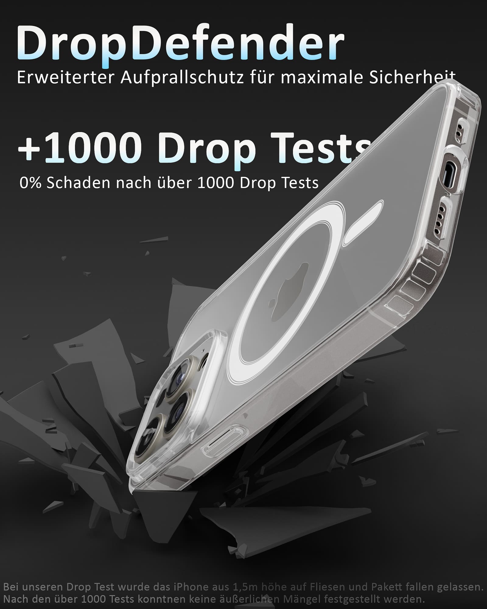 DropDefender Clear Case - für iPhone