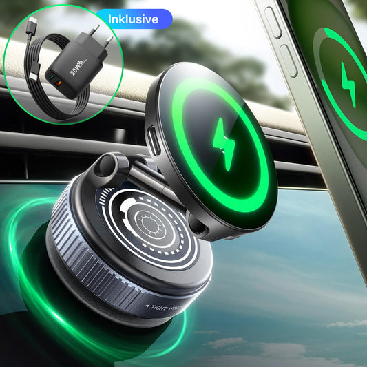 Magnetic Phone Stand 15W Wireless Charger