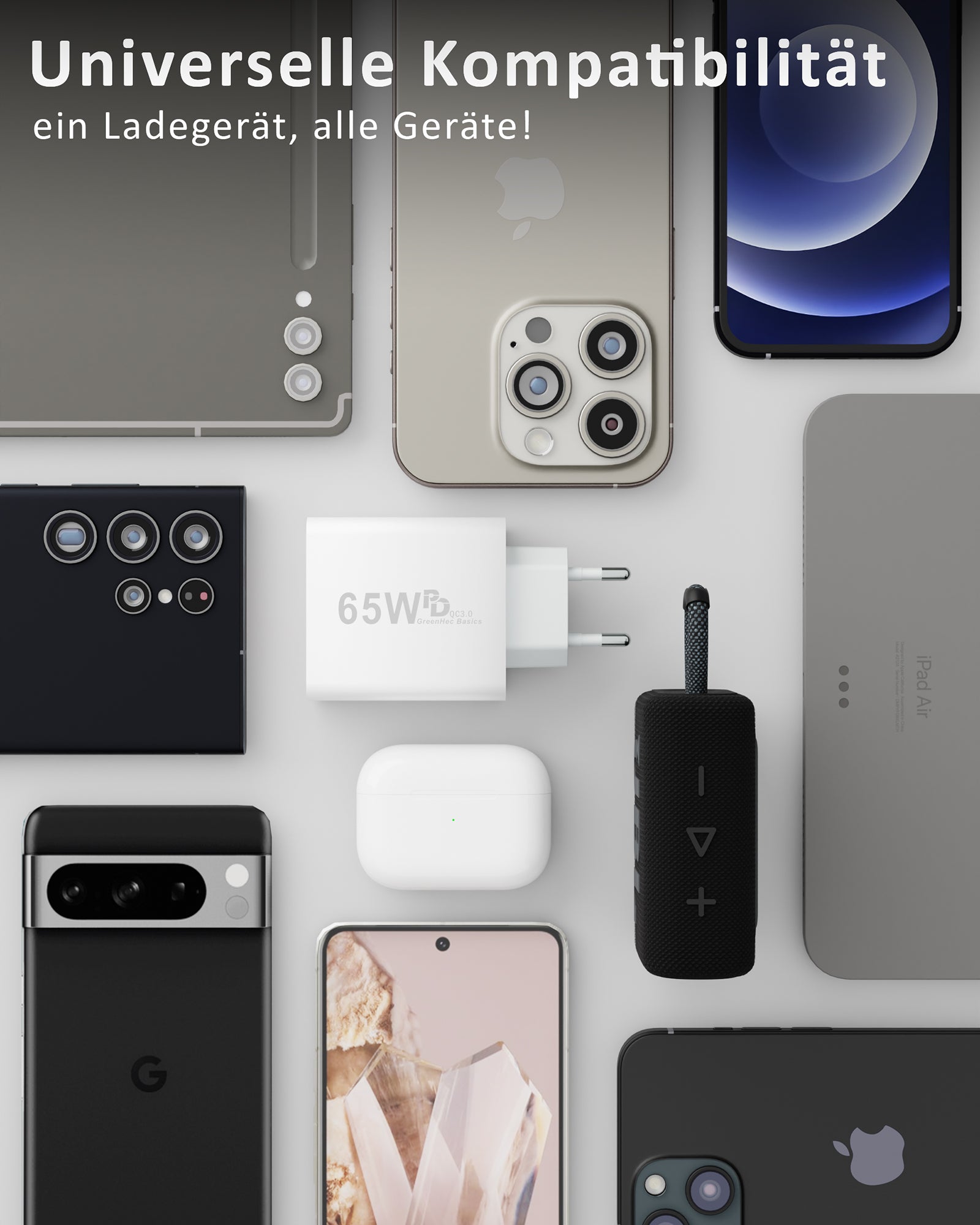 65w Penta Charger + USB-C Kabel