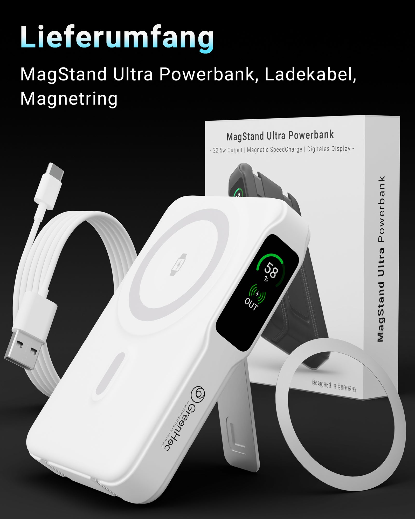 MagStand Ultra Powerbank - 6in1