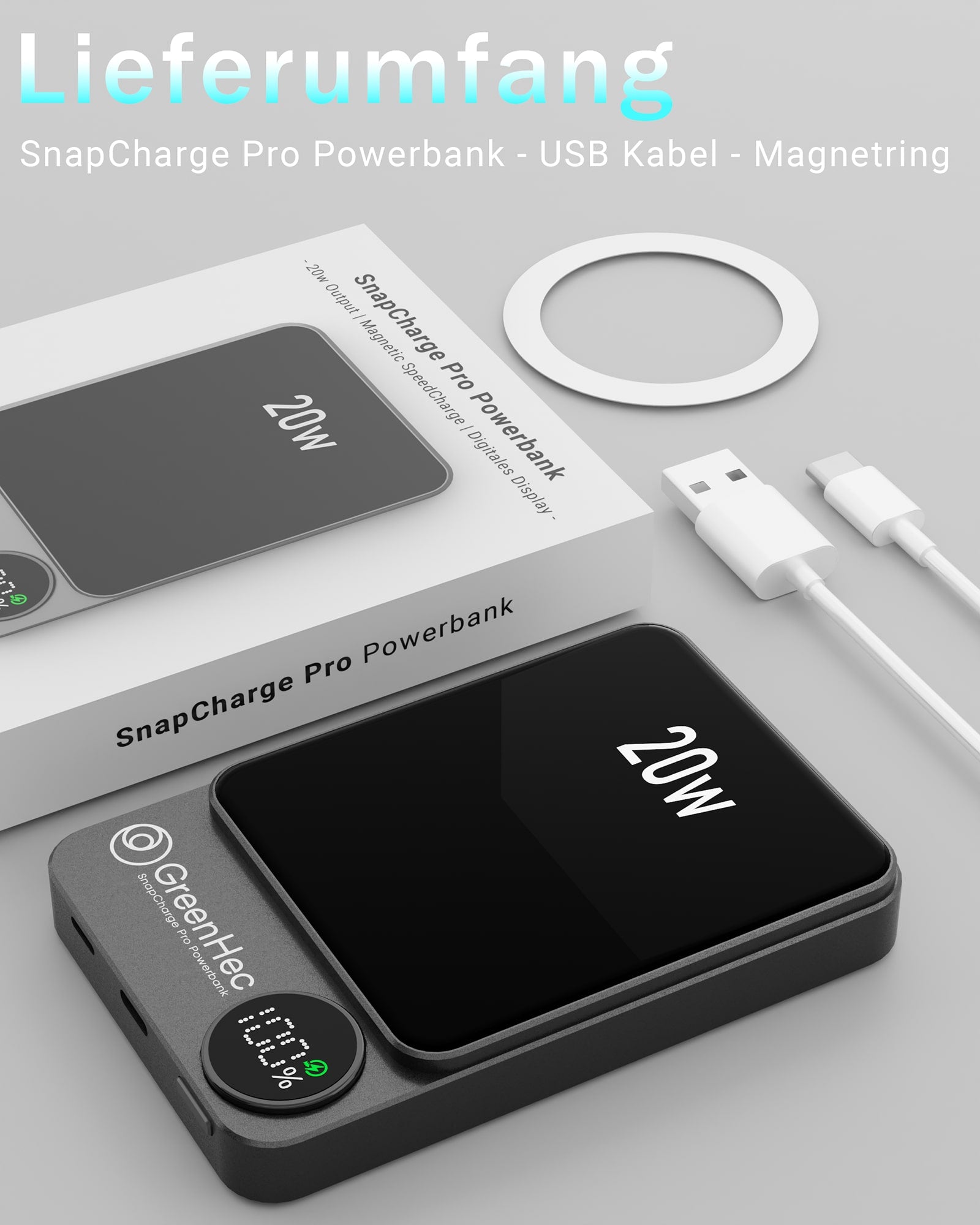 SnapCharge Pro MagSafe Powerbank