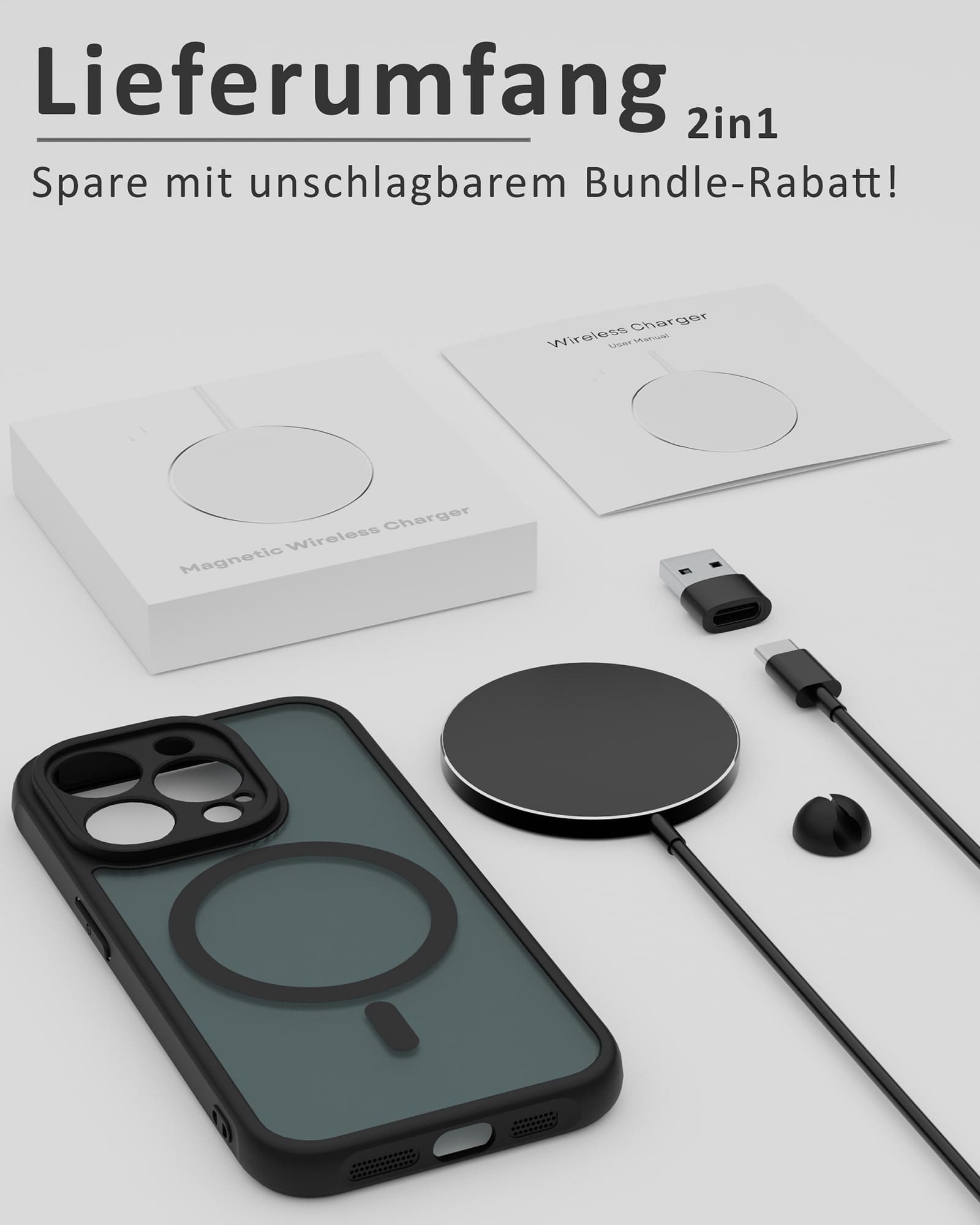 Charge & Protect Bundle - für iPhone