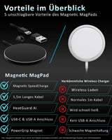 Magnetic MagPad - MagSafe Charger 1.5m Cable