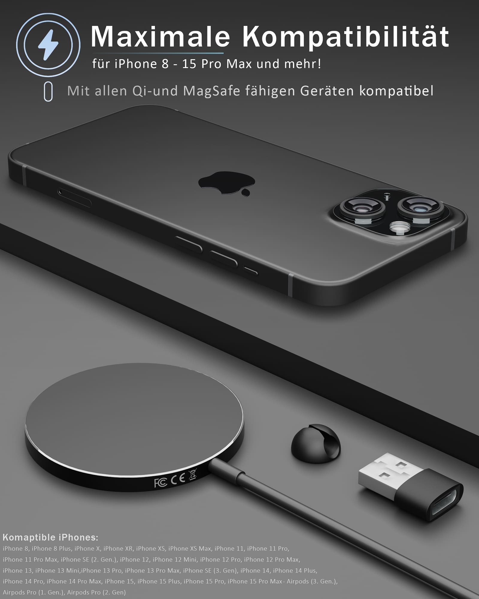 Charge & Protect Bundle - für iPhone