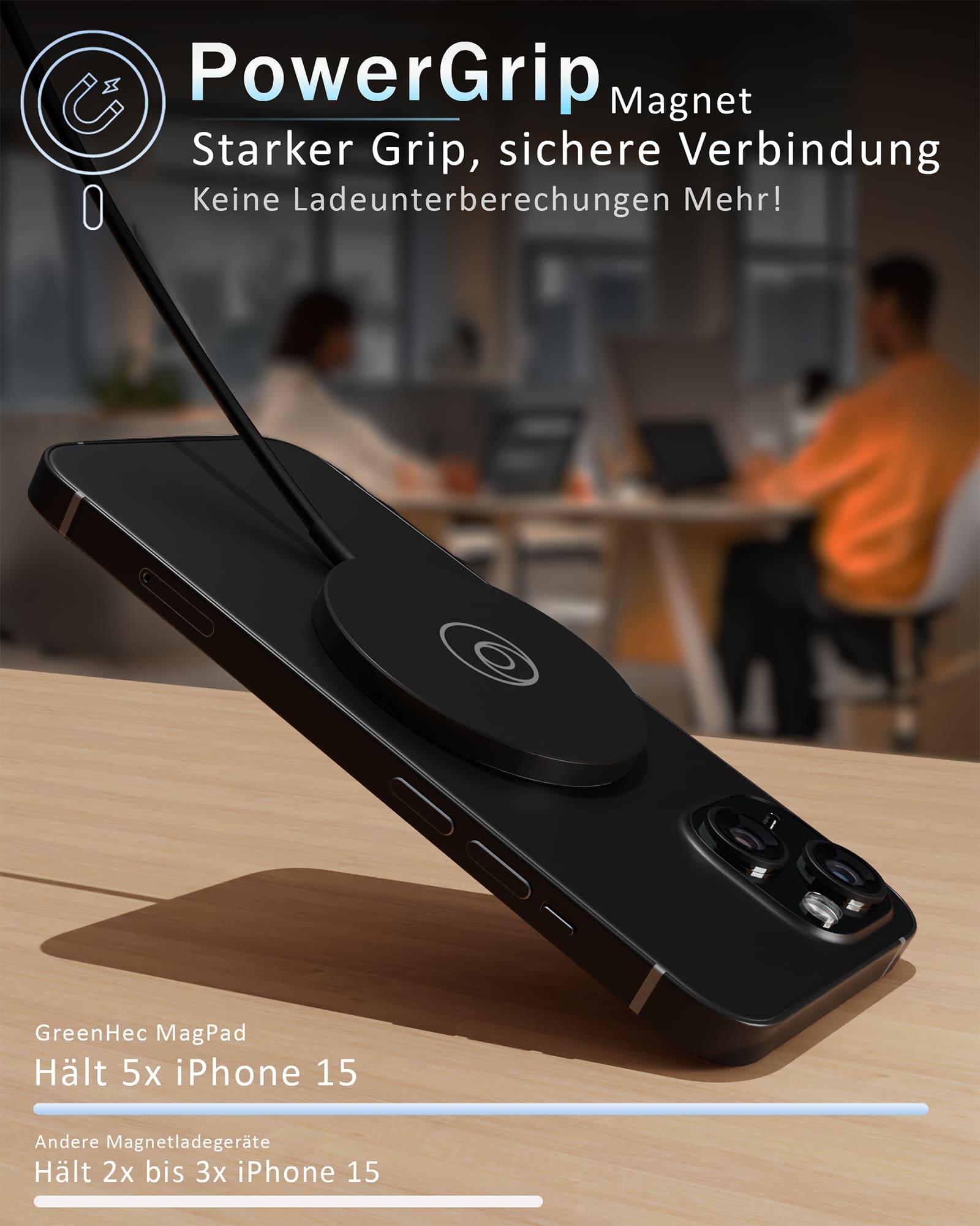 MagSafe 2in1 Bundle - Ladegerät + Wireless Charger