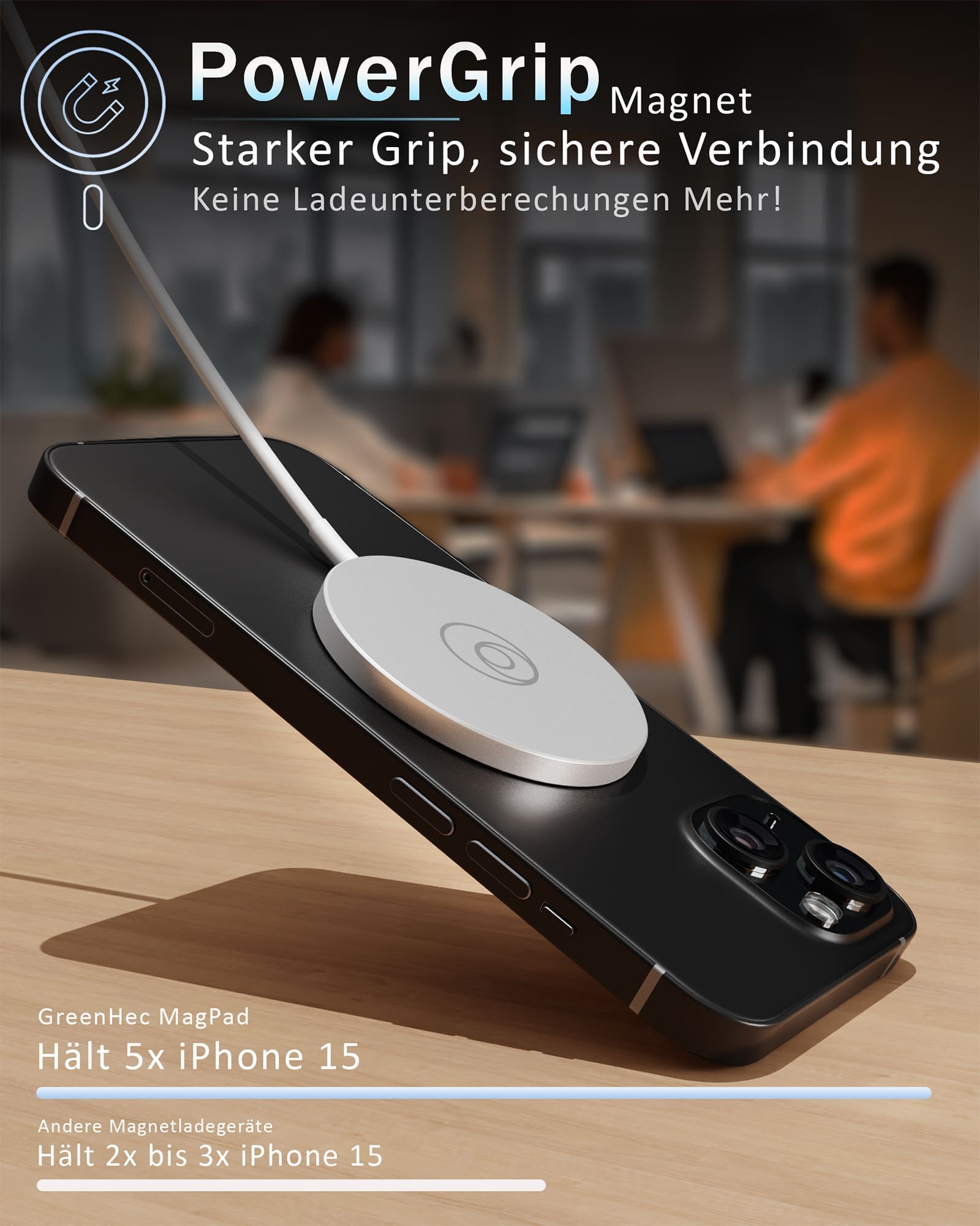Power Essentials Bundle - MagSafe Ladegerät + USB-C Kabel + 40w Dual Charger | Netzteil Stecker 3in1