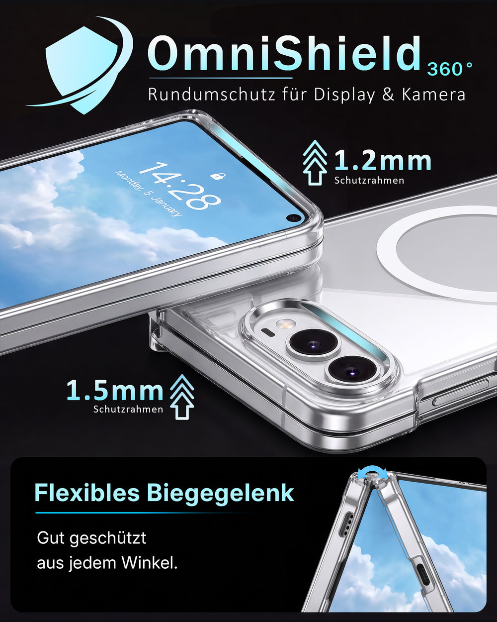 Clear Case iPhone 18 Fold