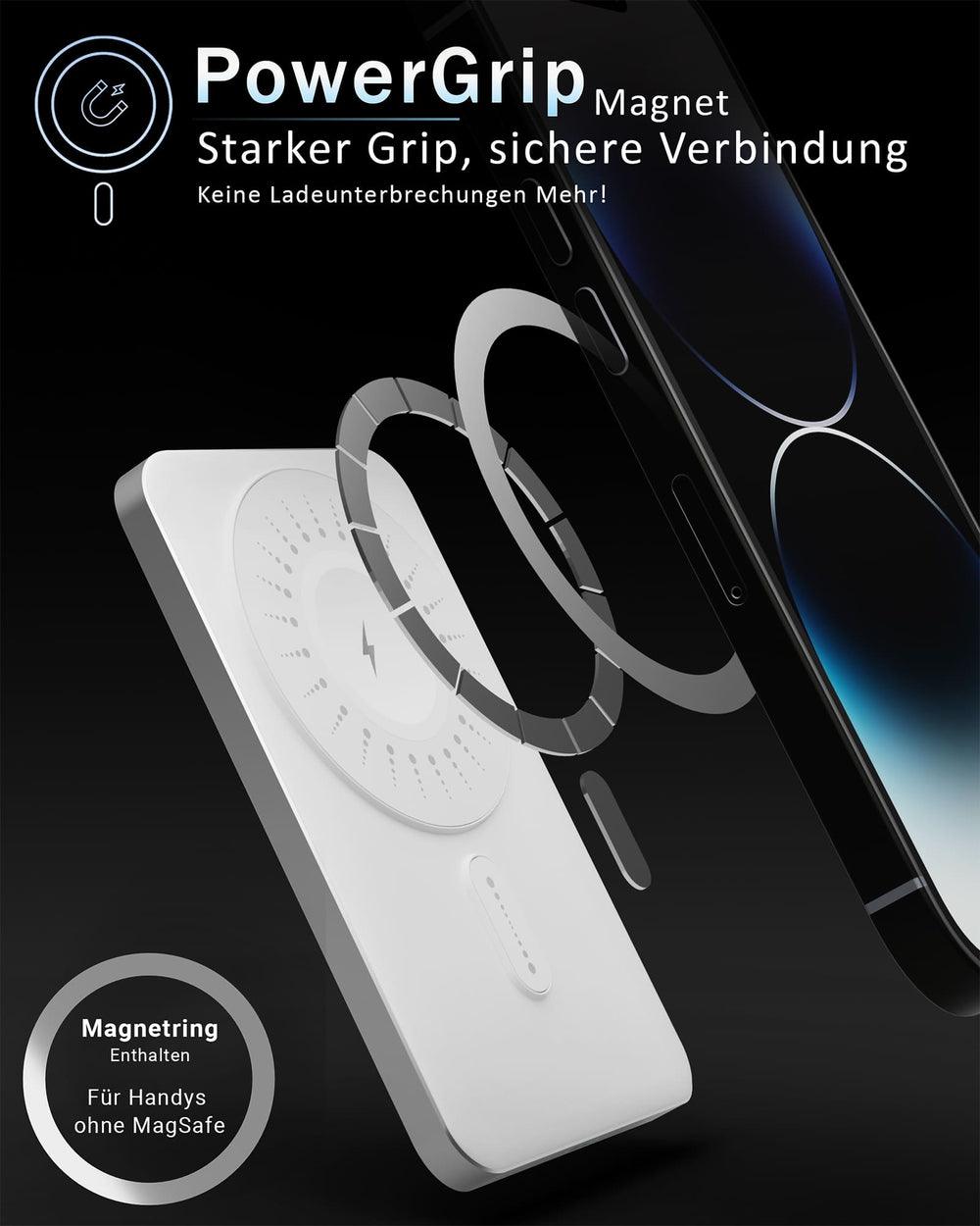 MagSwift Duo Powerbank - MagSafe Wireless Powerbank
