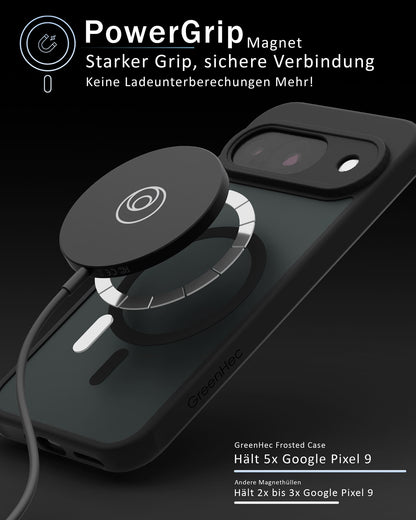 Frosted Black MagSafe Case für Google Pixel