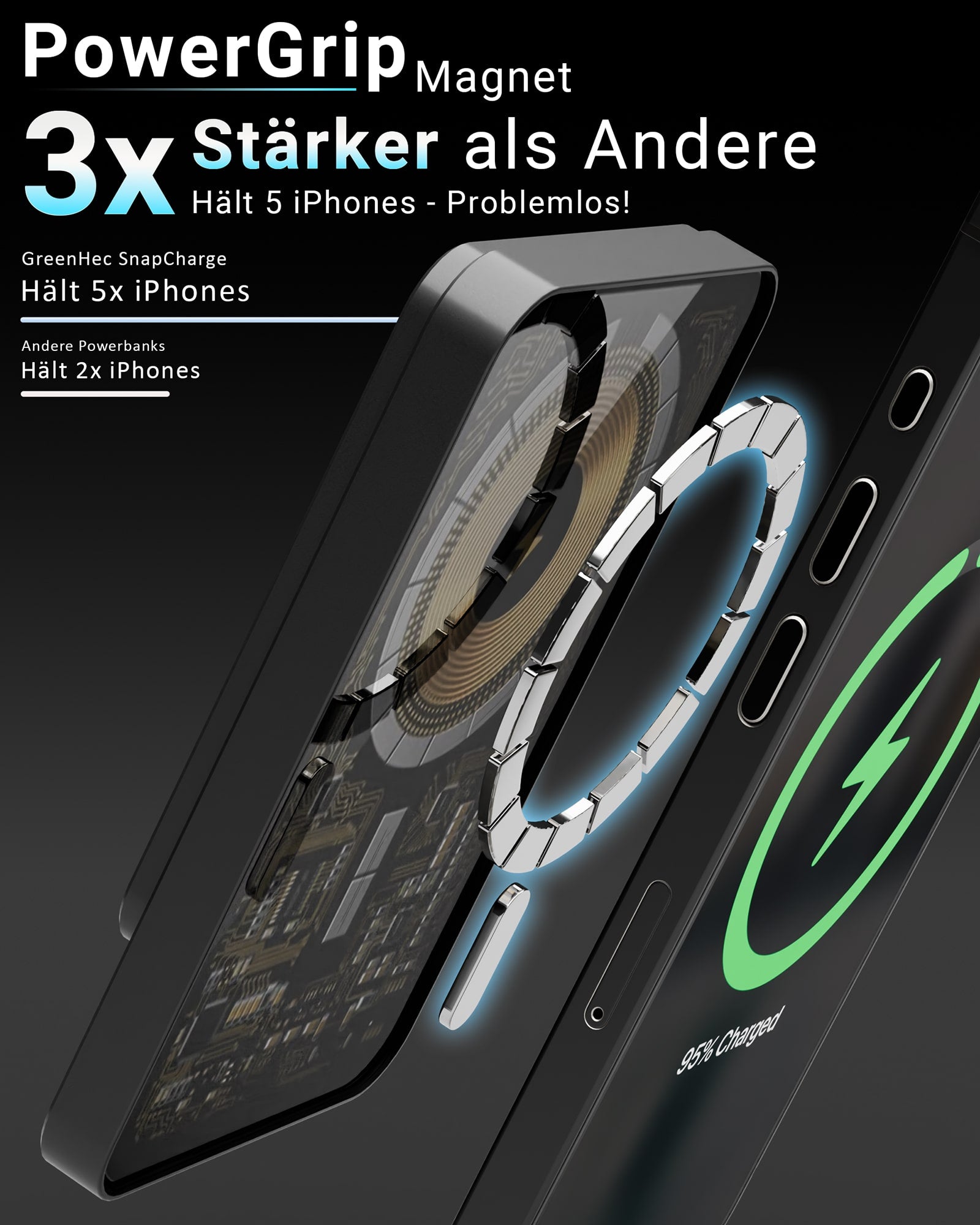 SnapCharge Pro MagSafe Powerbank