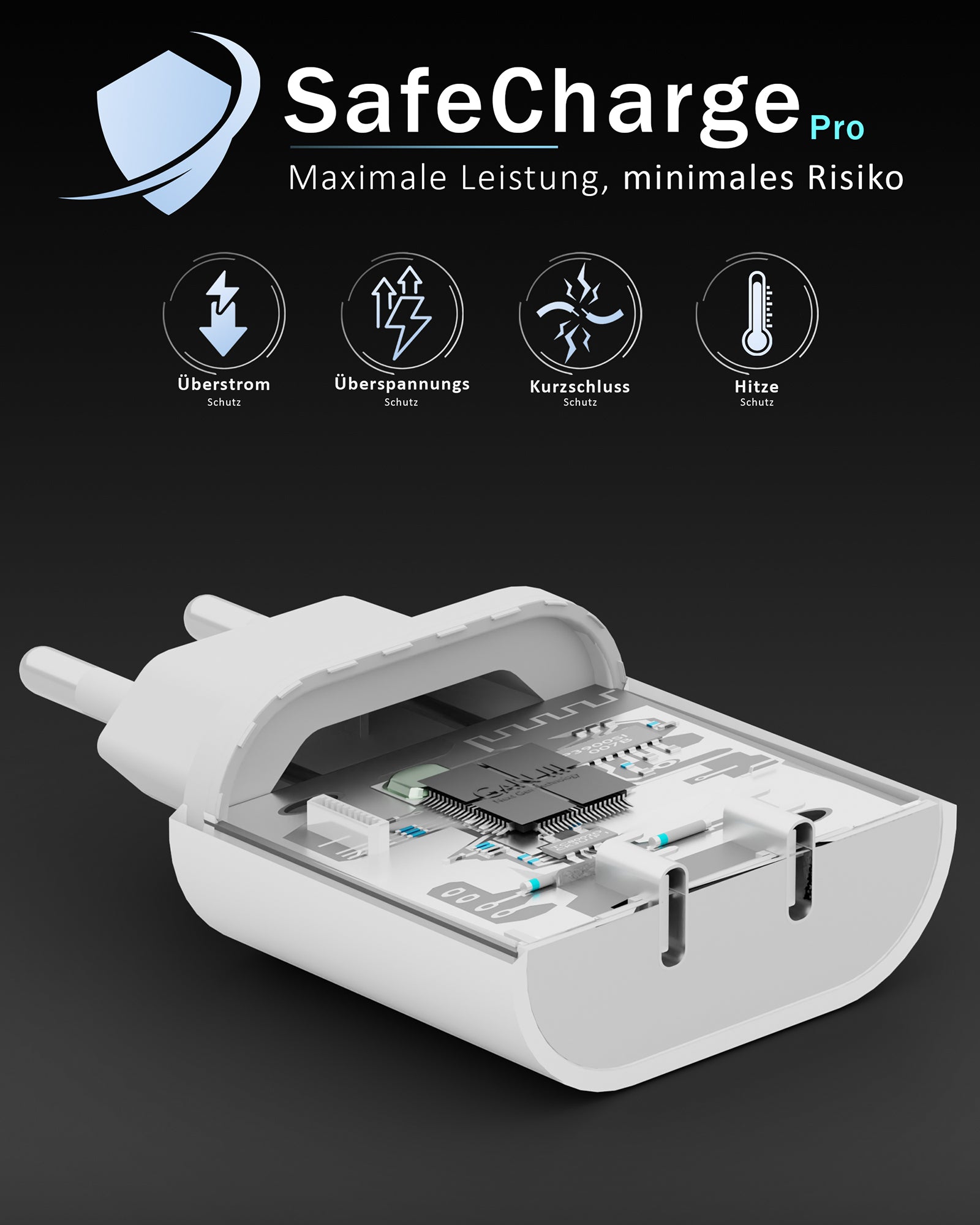 45w USB-C Dual Charger + USB-C Kabel