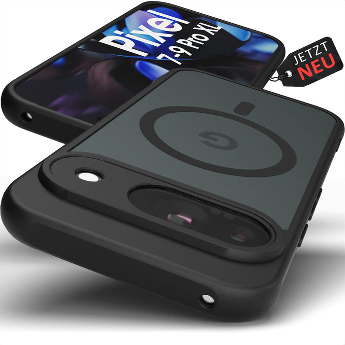Frosted Black MagSafe Case - für Google Pixel