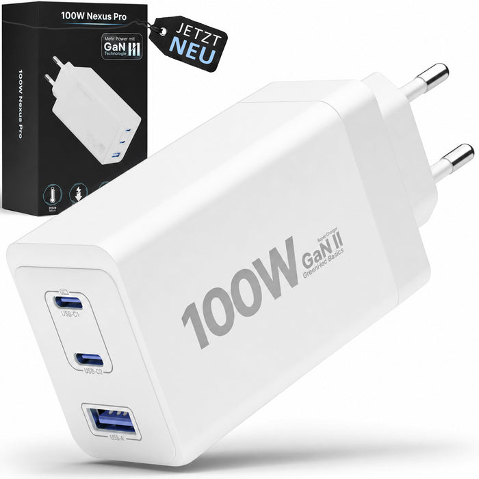 100w Nexus Pro Ladegerät - Schnellladegerät für Labtop, Macbook