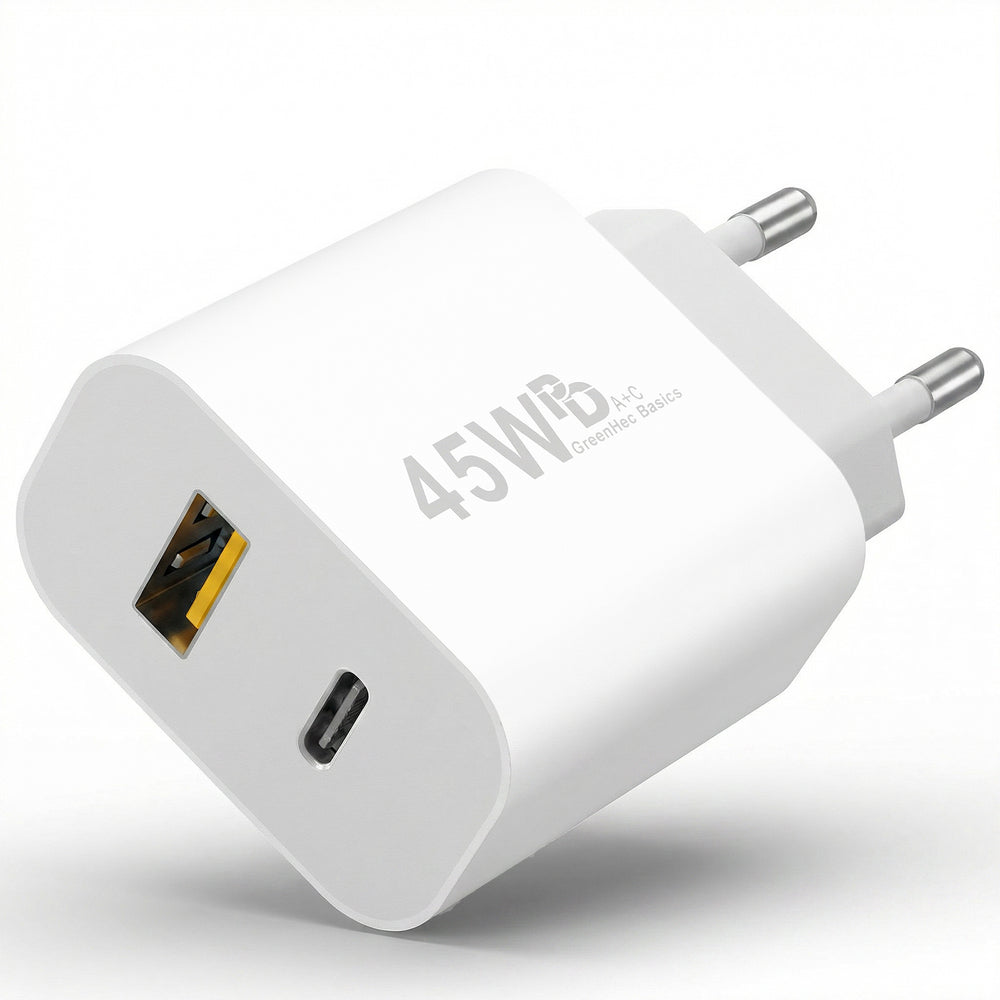45w USB + USB-C Dual Charger