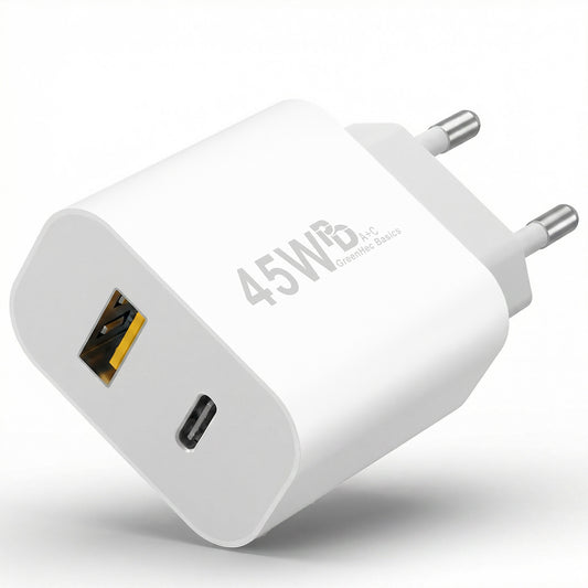 45w USB + USB-C Dual Charger