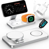 3-in-1 Magnetic PowerBase Travel Charger - Charging Station for iPhone