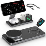 3-in-1 Magnetic PowerBase Travel Charger - Charging Station for iPhone