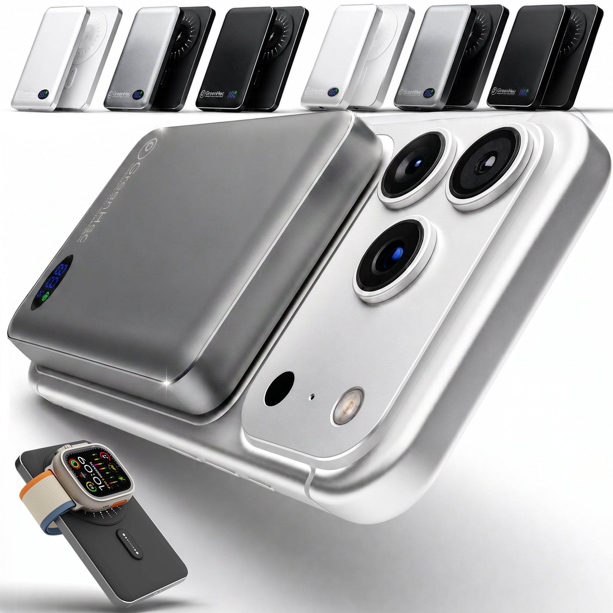MagSwift Duo Power Bank - MagSafe Wireless Power Bank