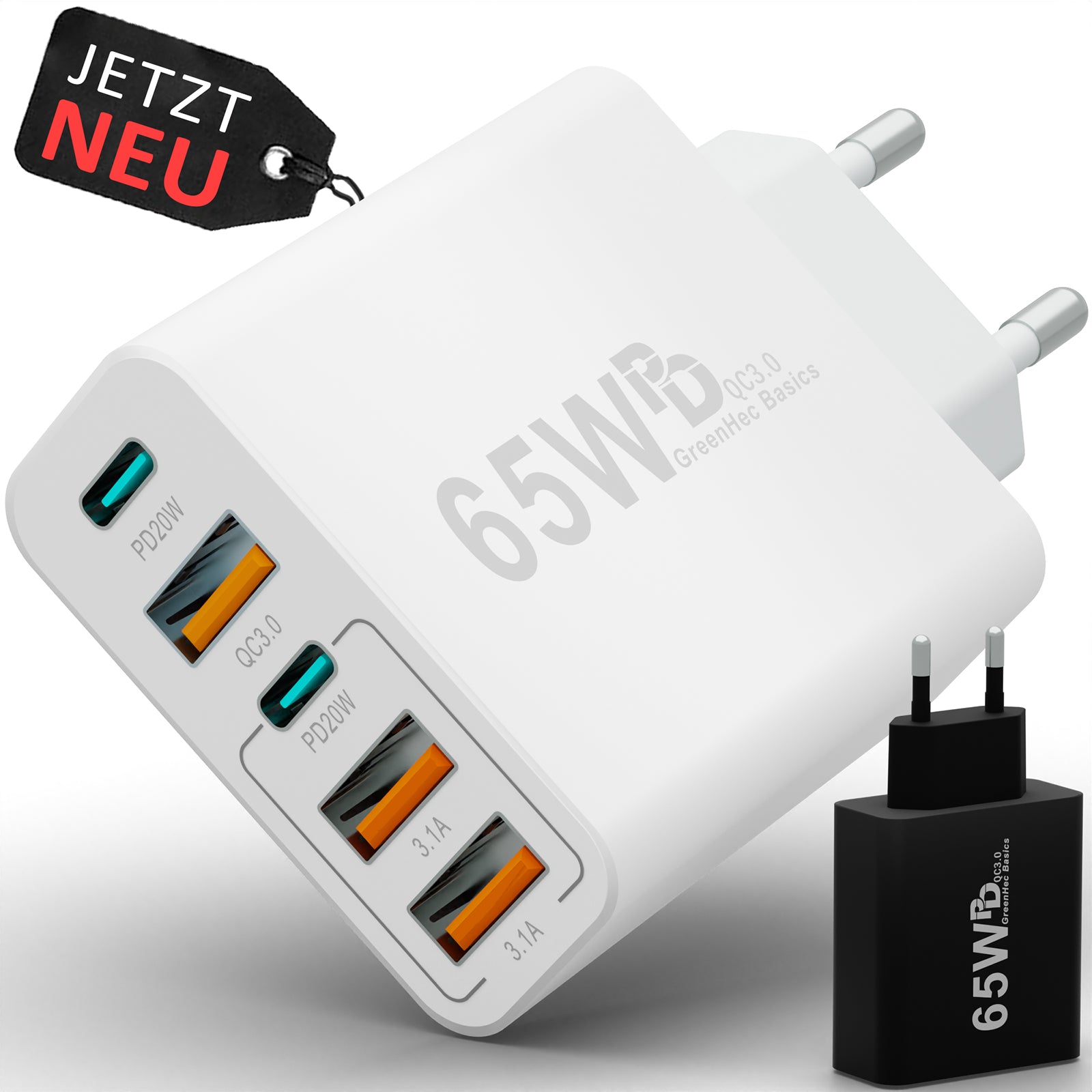 65w Penta Charger + USB-C Kabel