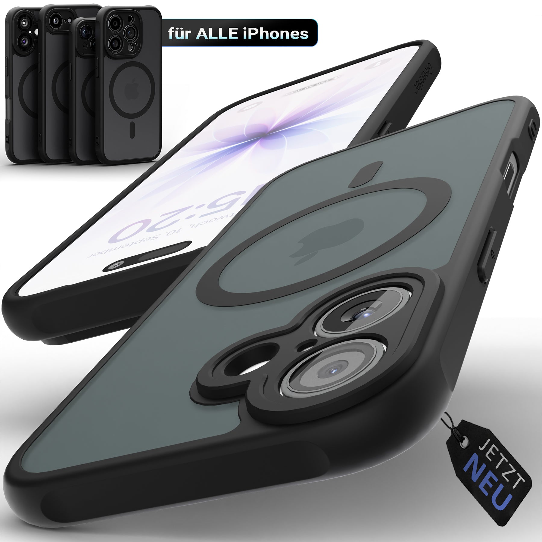 Frosted Black MagSafe Case - für iPhone