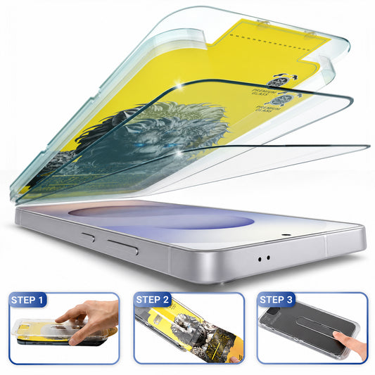 EASY INSTALL Crystal Glass 2er Pack - für Samsung Galaxy