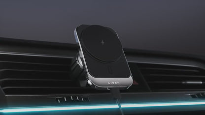LISEN W605 Wireless-Charger mit Klemmarm – kabelloses Laden im Auto
